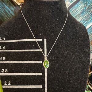 Nephrite Jade Pendant and Necklace